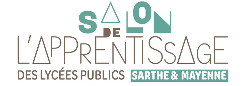 Logo du Salon de l'Apprentissage des Lycées Publics Sarthe et Mayenne